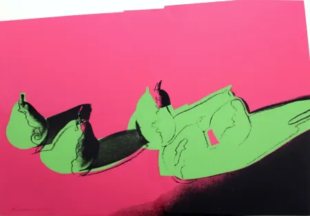 Serigrafía Warhol - Space Fruit: Pears (FS II.203)
