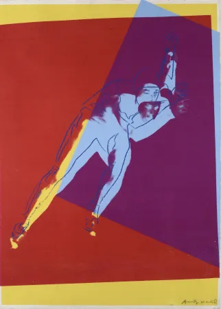 Serigrafía Warhol - Speed Skater (from Art and Sports Portfolio)