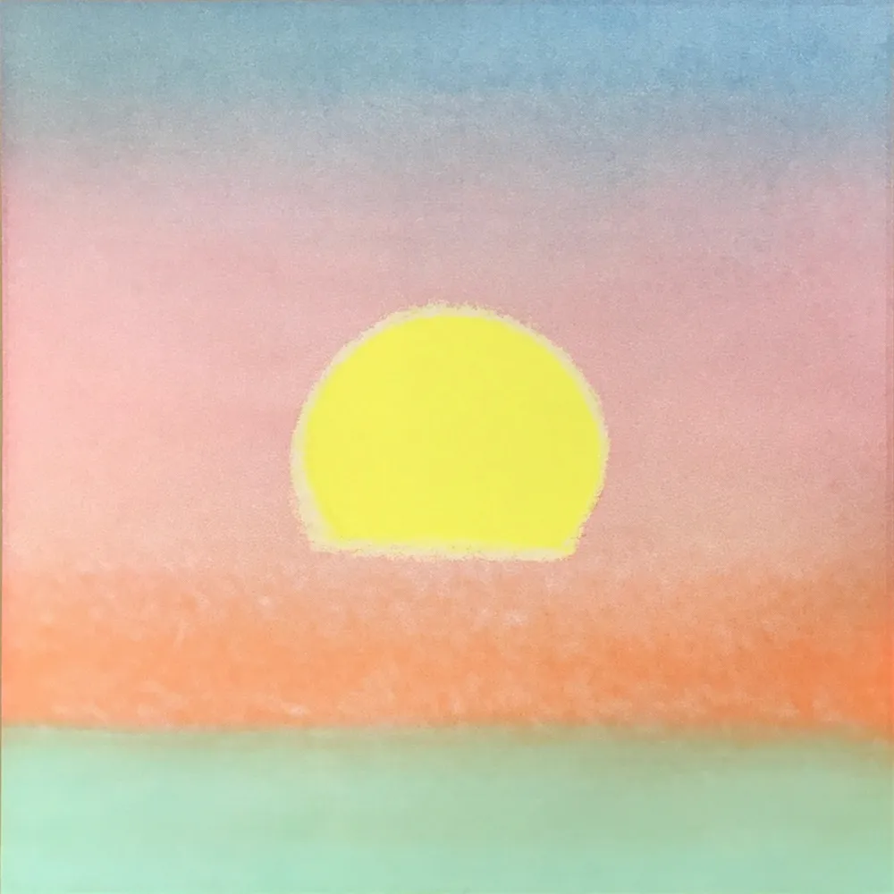 Serigrafía Warhol - Sunset (FS II.85) (Unique