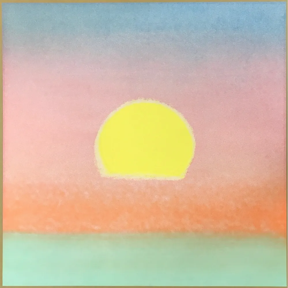 Serigrafía Warhol - Sunset (FS II.85) (Unique)