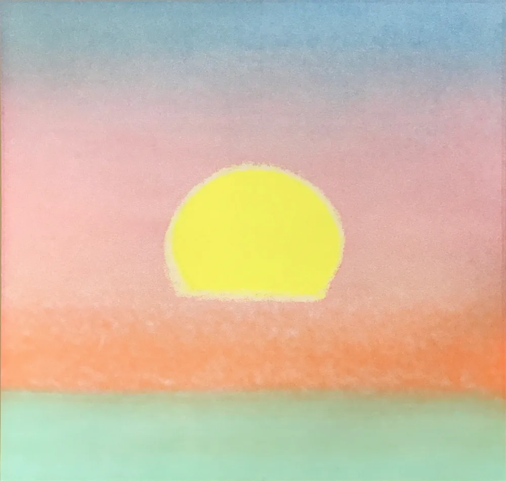 Serigrafía Warhol - Sunset (FS II.85) (Unique)
