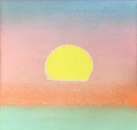 Serigrafía Warhol - Sunset (FS II.85) (Unique)