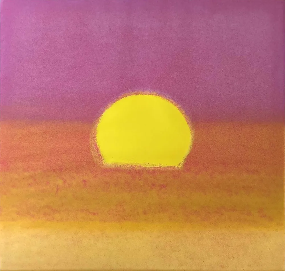 Serigrafía Warhol - Sunset (FS II.88) (Unique)