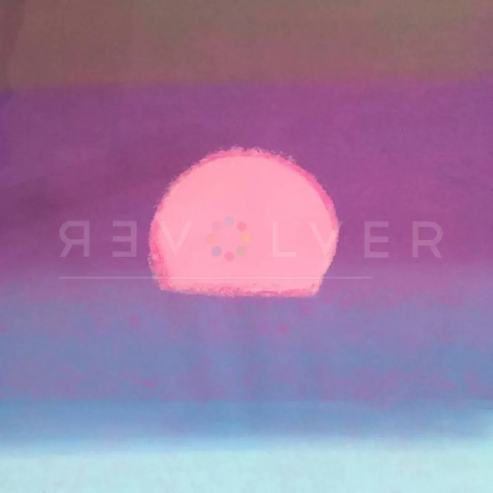 Serigrafía Warhol - Sunset (Unique) (Purple/ Blue)