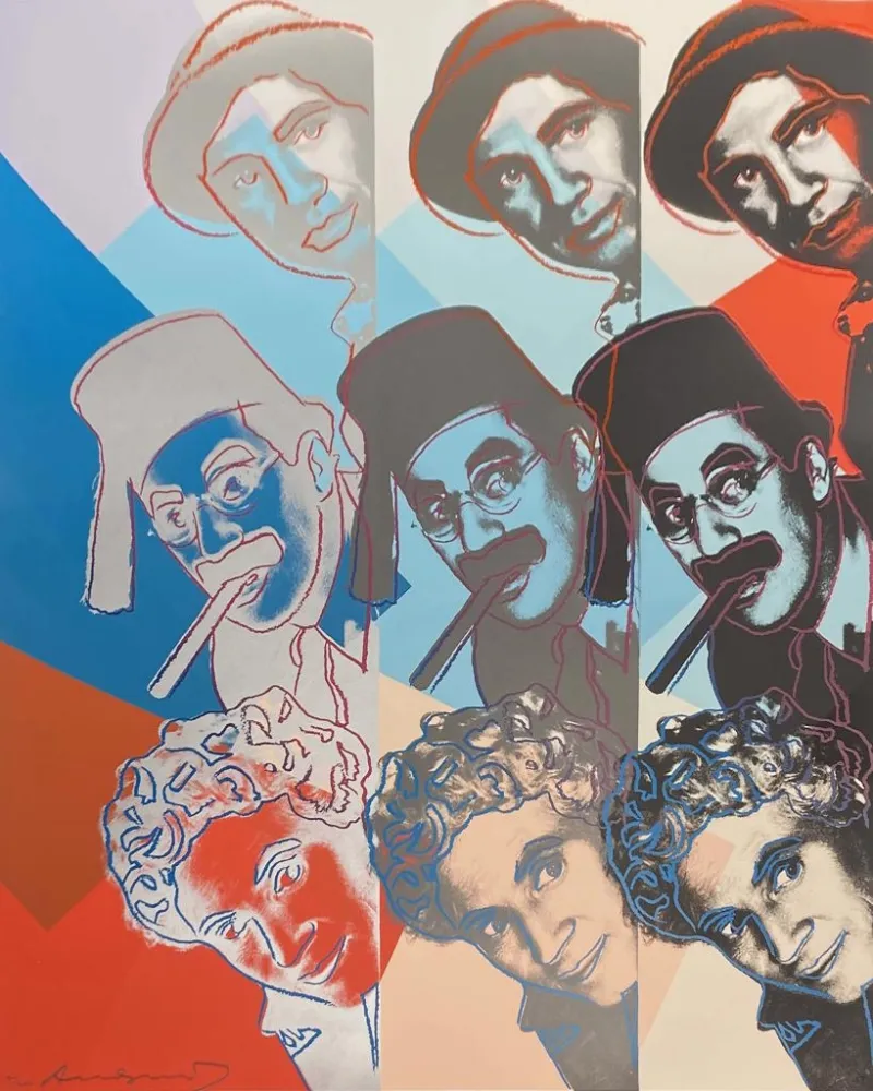 Serigrafía Warhol - The Marx Brothers, II.232, from Ten Portraits of Jews of the Twentieth Century