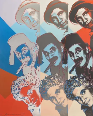 Serigrafía Warhol - The Marx Brothers, II.232, from Ten Portraits of Jews of the Twentieth Century