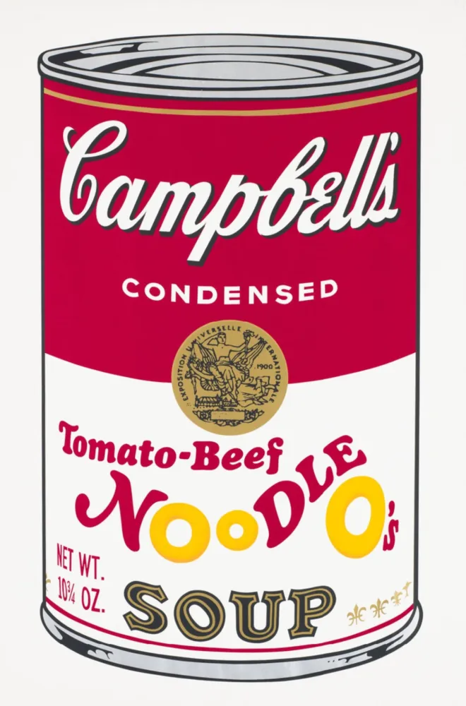 Serigrafía Warhol - Tomato-Beef Noodle O's
