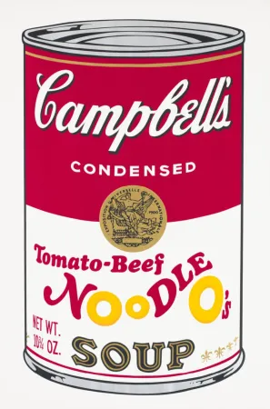 Serigrafía Warhol - Tomato-Beef Noodle O's