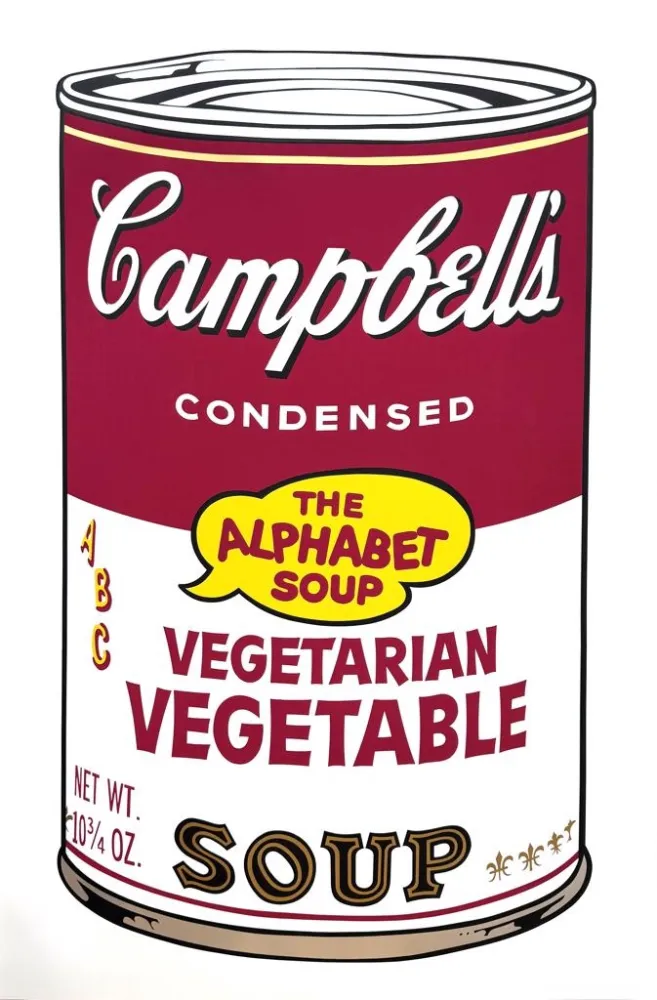 Serigrafía Warhol - Vegetarian Vegetable, II.56 from Campbell's Soup II