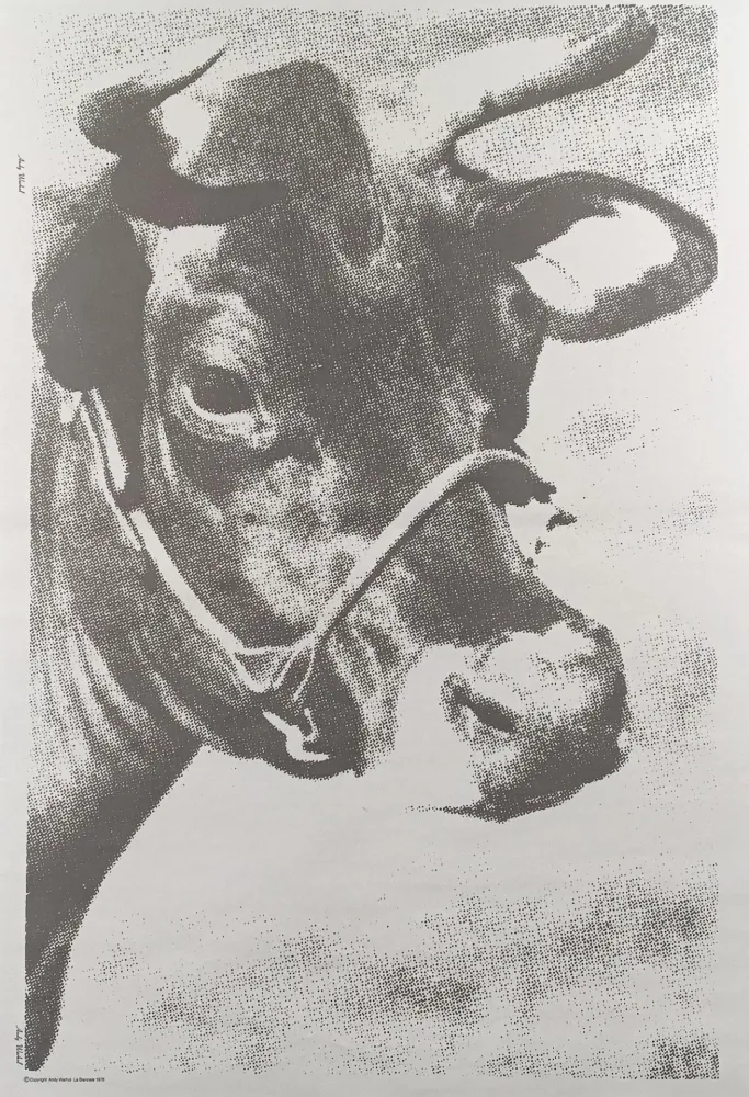 Litografía Warhol - Venice Biennale COW