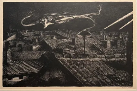 Litografía Weber - Die Sirene