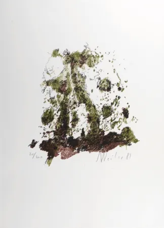 Litografía Weiler - Composition, 1987 - Hand-signed