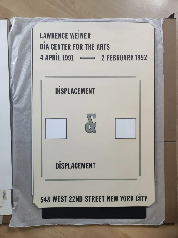 Serigrafía Weiner - With a relation to the various things brought to light.