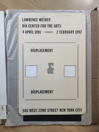 Serigrafía Weiner - With a relation to the various things brought to light.