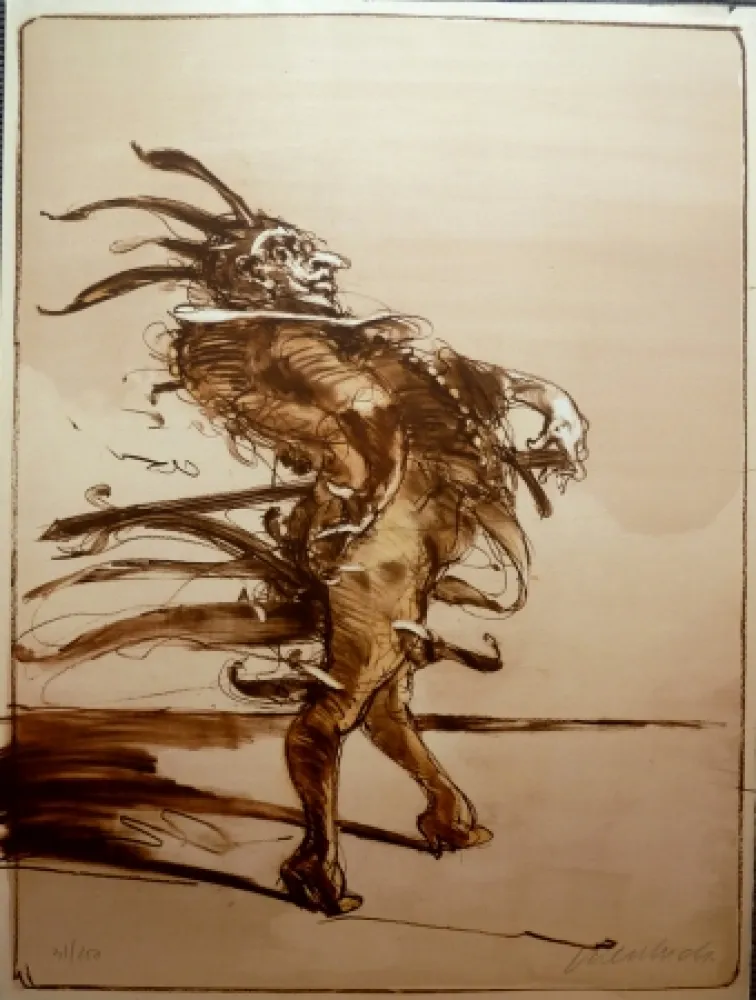 Litografía Weisbuch - Il Terore