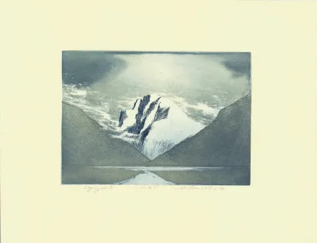 Aguafuerte Y Aguatinta Werkmeister - Sognefjord III