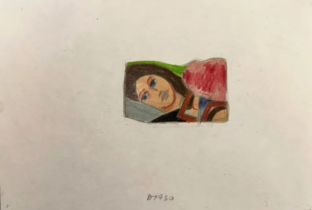Múltiple Wesselmann - Bedroom Face Sketch