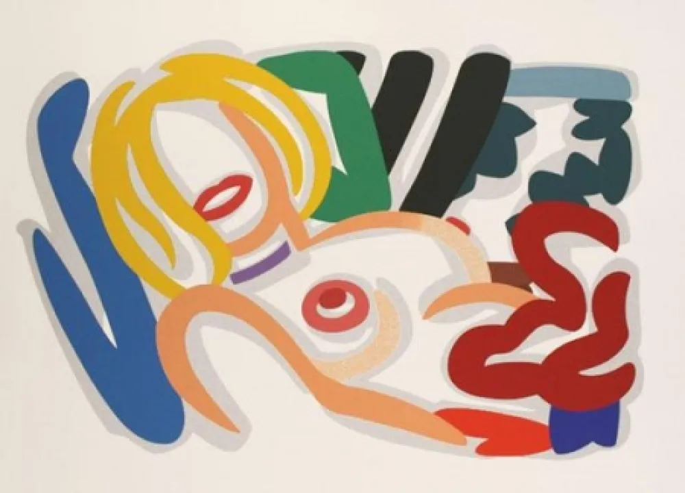 Serigrafía Wesselmann - Big Blonde with Choker