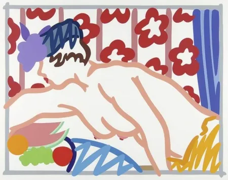 Litografía Wesselmann - Judy Reaching Over the Table