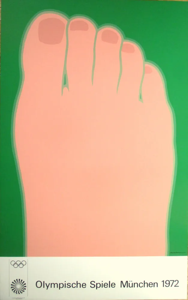 Serigrafía Wesselmann - OL 1972 - original colour silkscreen