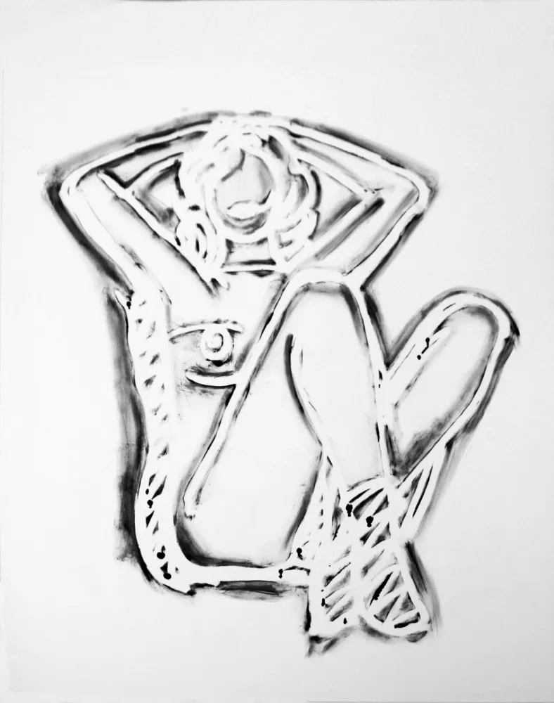 Serigrafía Wesselmann - ROSEMARY SITTING STRAIGHT UP