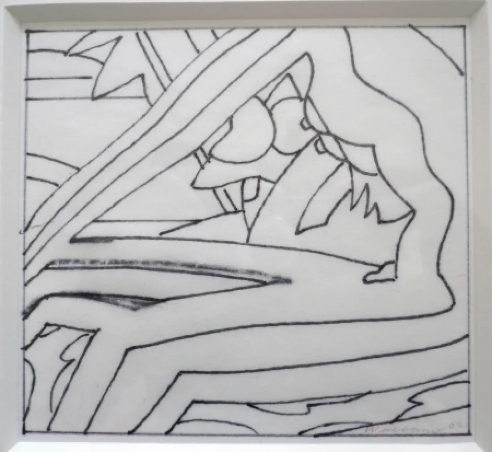 Sin Técnico Wesselmann - Study for Sunset Nude with Red stockings