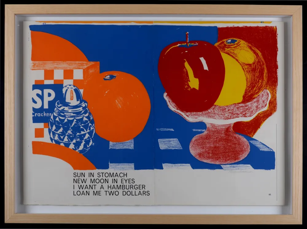 Litografía Wesselmann - Sun In Stomach New Moon In Eyes, 1964 – Hand-signed & framed