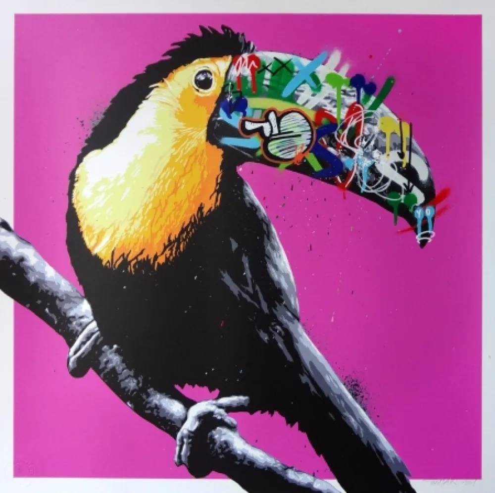 Serigrafía Whatson - Toucan (pink)