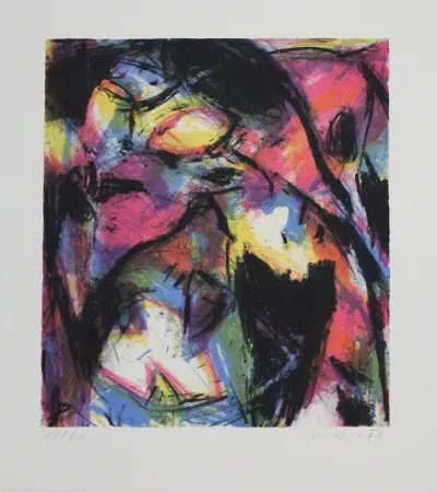 Litografía Winter - Untitled