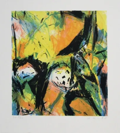 Litografía Winter - Untitled