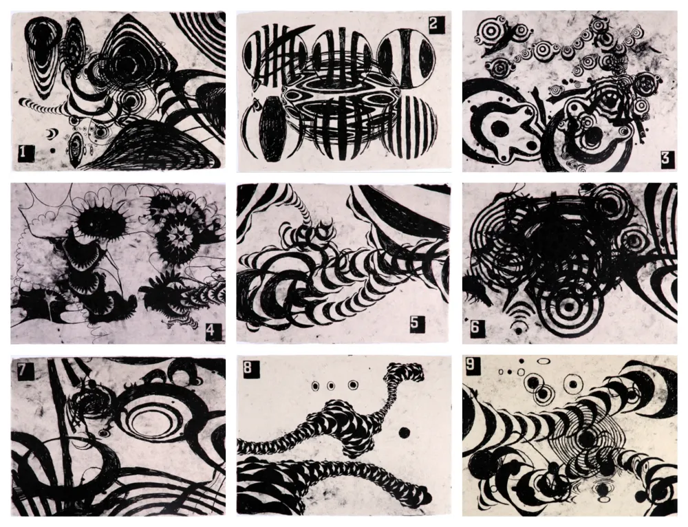 Litografía Winters - Tokyo Notes (portfolio of 9)