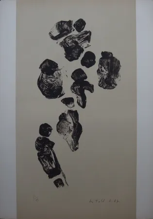 Litografía Witold-K - Le défilé