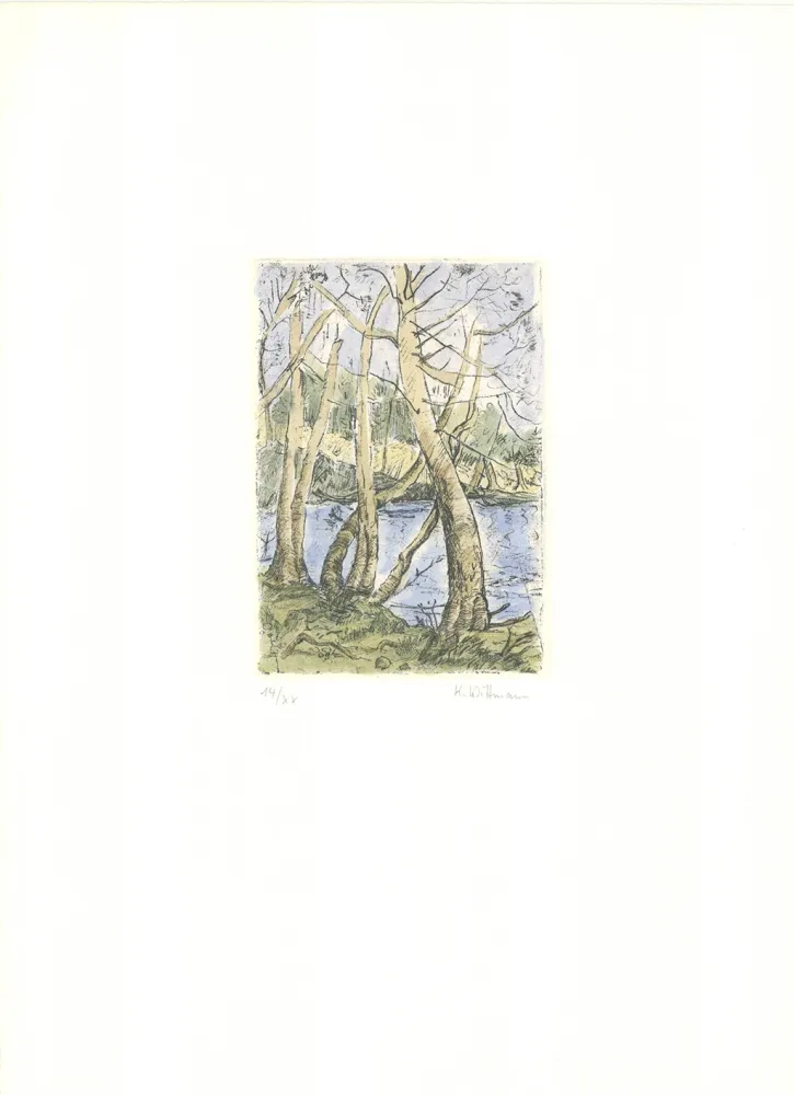 Grabado Wittmann - Bäume