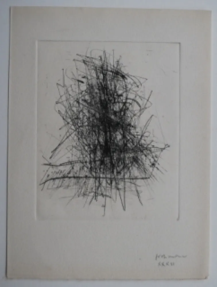 Grabado Wols - Große Tasche I - Pour 