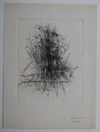 Grabado Wols - Große Tasche I - Pour 