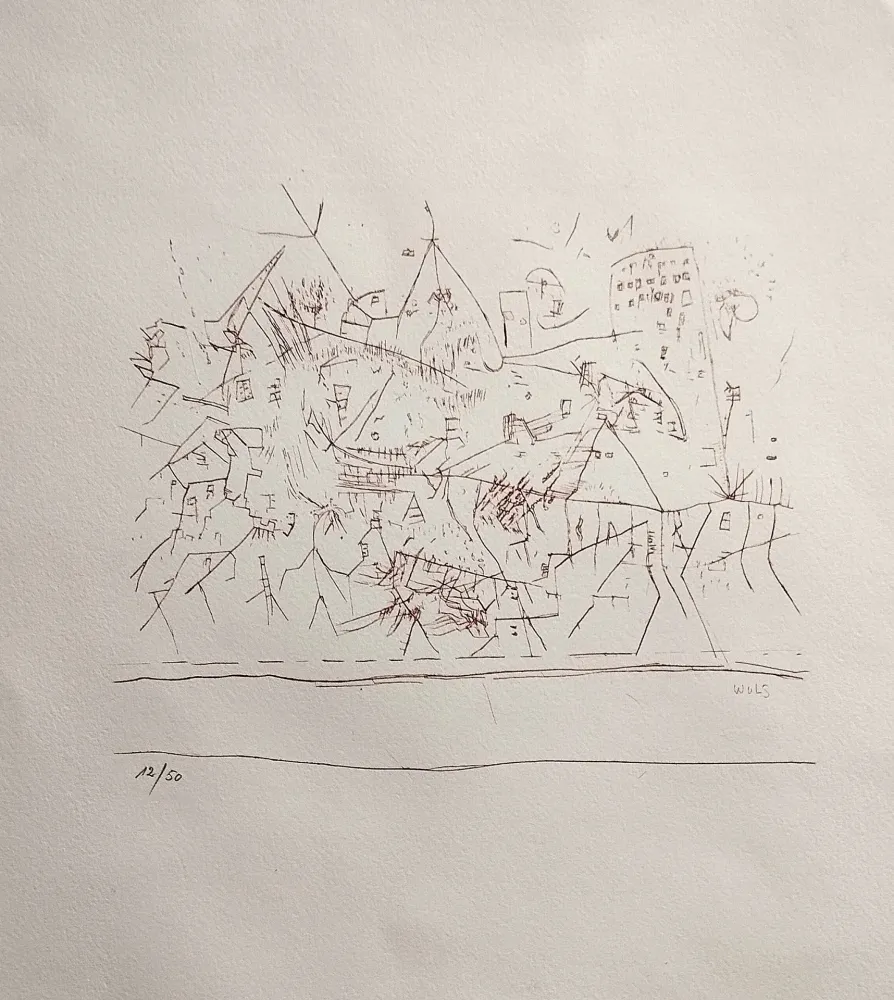 Litografía Wols - Untitled