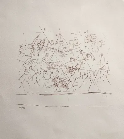 Litografía Wols - Untitled