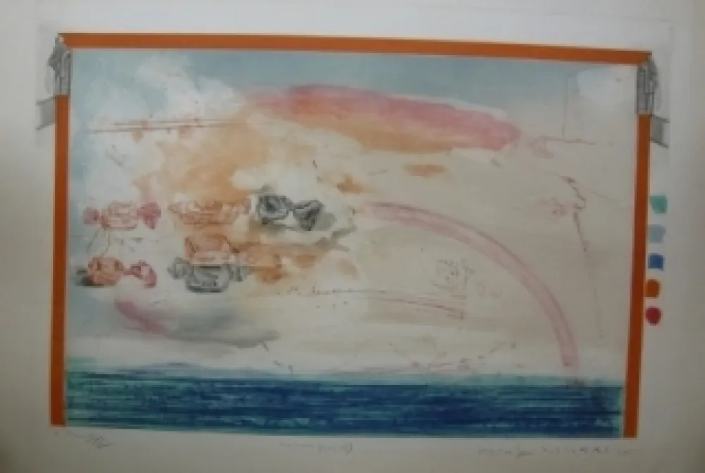 Grabado Wong - Marine