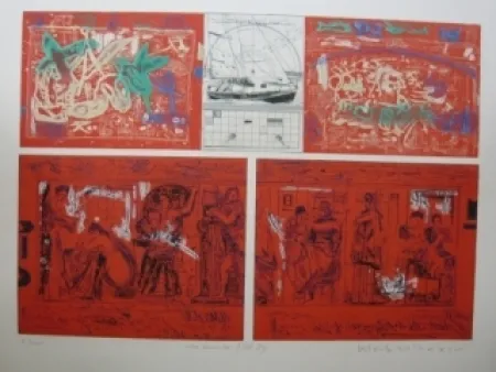 Grabado Wong - Mes vacances d'été