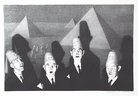 Litografía Wood - Shrine quartet