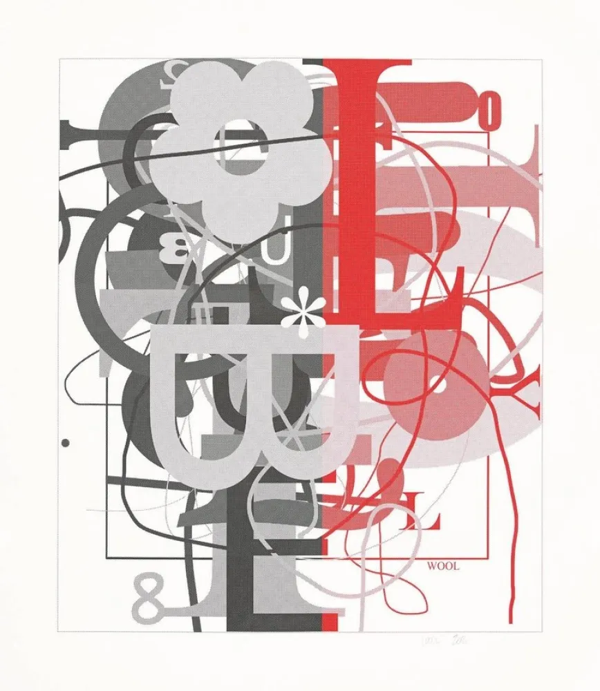 Serigrafía Wool - Untitled II