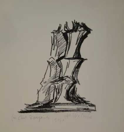 Litografía Wotruba - Komposition