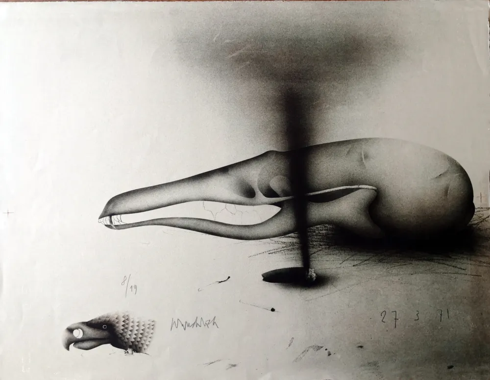 Litografía Wunderlich - Composizione