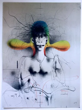 Litografía Wunderlich - Easy Rider