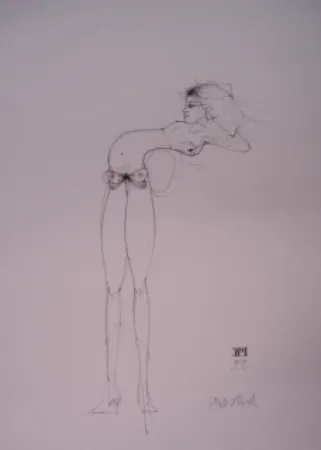 Litografía Wunderlich - Lolita