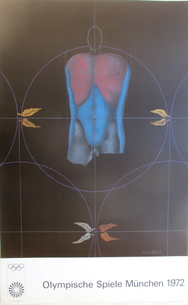 Litografía Wunderlich - OL 1972, Original colourlithograph