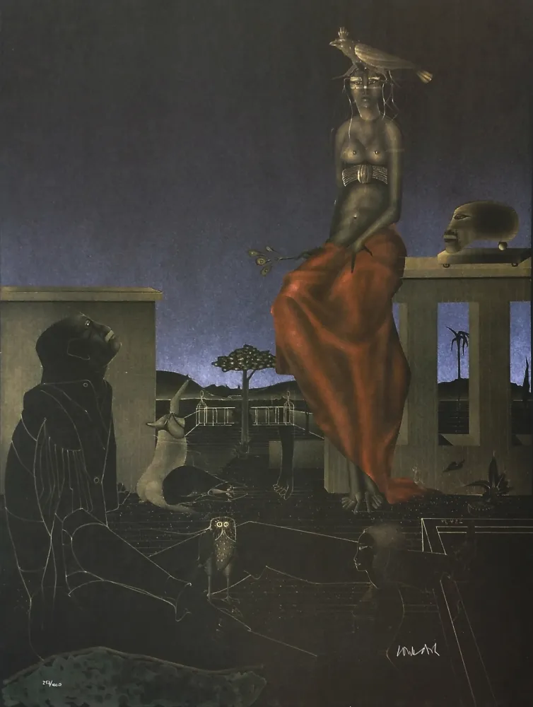 Litografía Wunderlich - PARADIESGARTEN