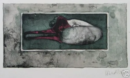 Litografía Wunderlich - Schwanenkopf