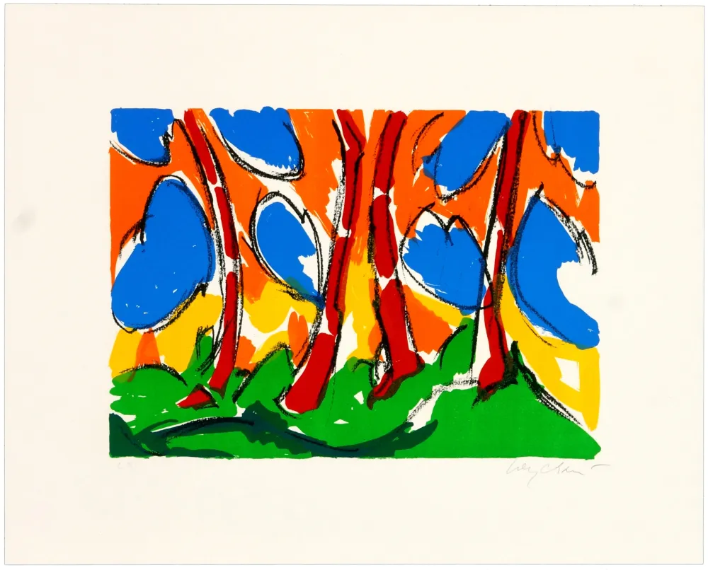 Litografía Wyckaert - Encre cinq et sept