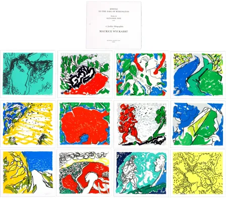 Litografía Wyckaert - Epistle to the earl of Burlington (complete portofolio)